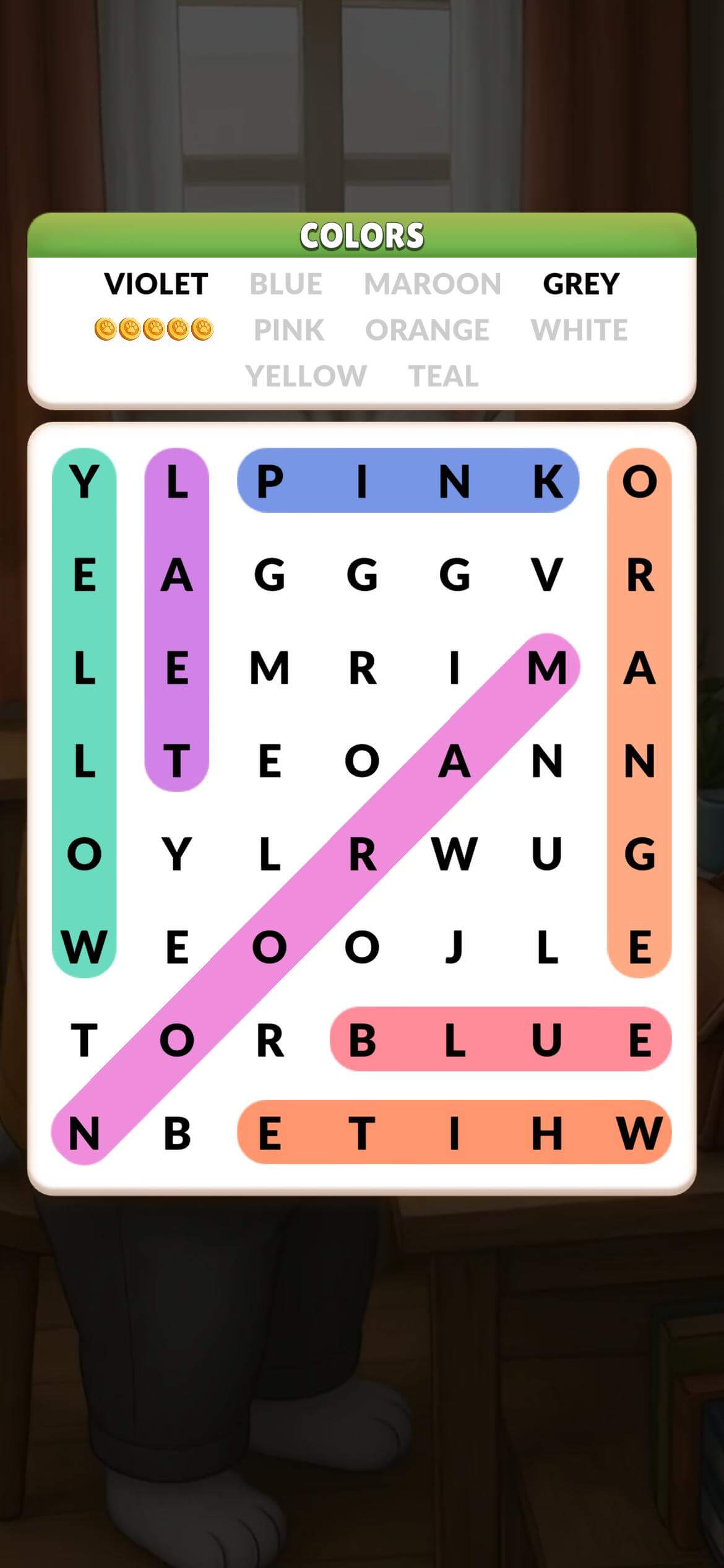 Word Search Meow
